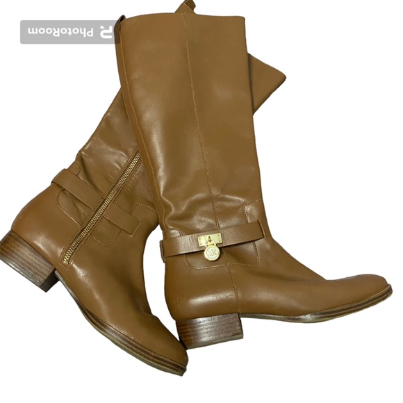 Light Brown Michael Kors Boots Size 8 - Picture 1 of 5